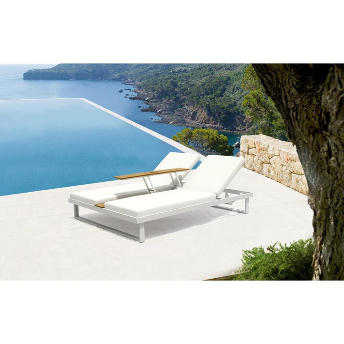 Whiteline Modern Sandy Double Lounge Chair