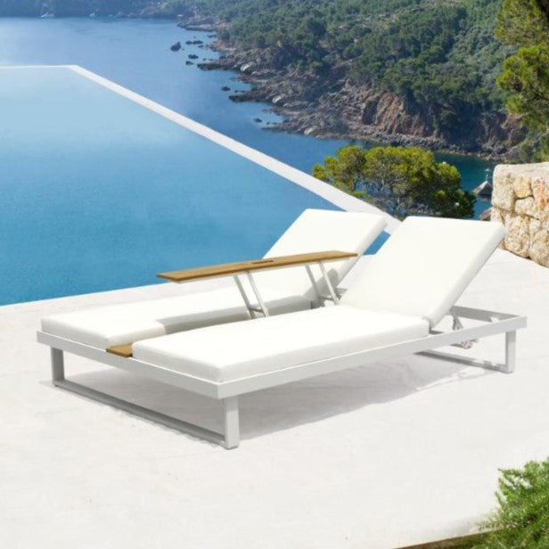 Whiteline Modern Sandy Double Lounge Chair