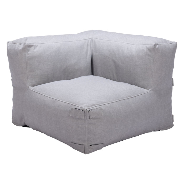 Zuo Luanda Indoor/Outdoor Patio Grey Sectional Sofa Set