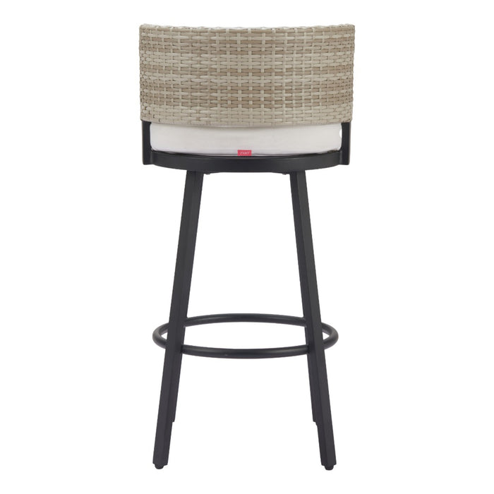 Zuo Modern Midnight Wave Outdoor Barstool