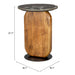 Zuo Pemba Round Marble Side Table