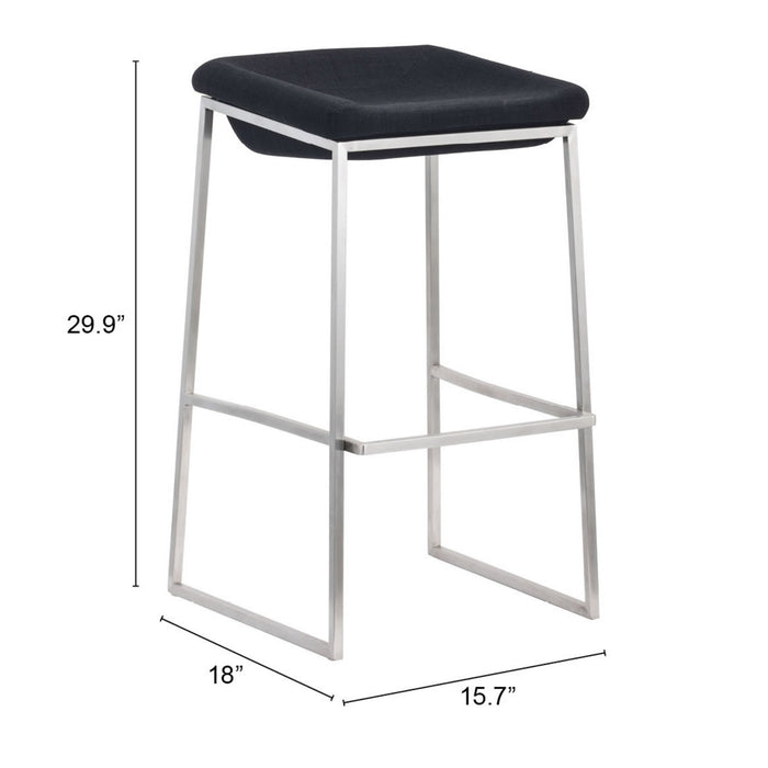 Zuo Lids Barstool Black