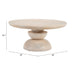 Zuo Bilanka Round Wood Coffee Table