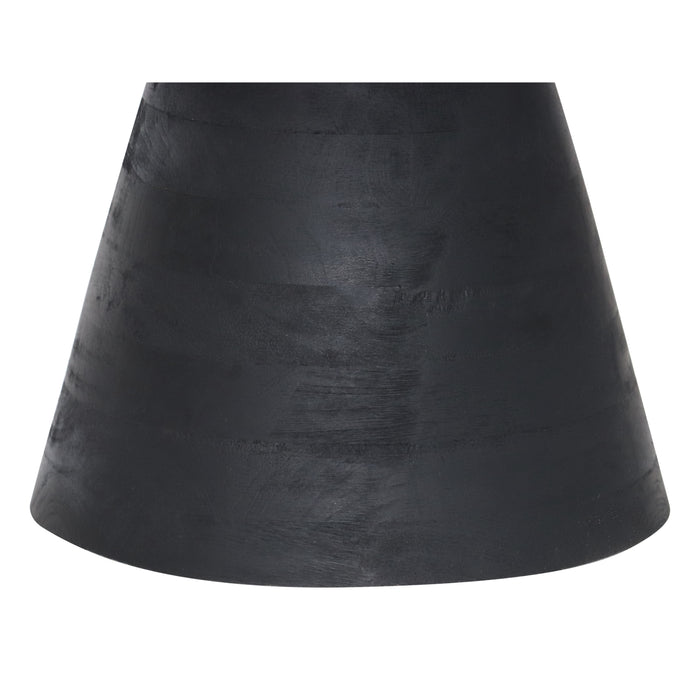 Zuo Sage Round Black Side Table