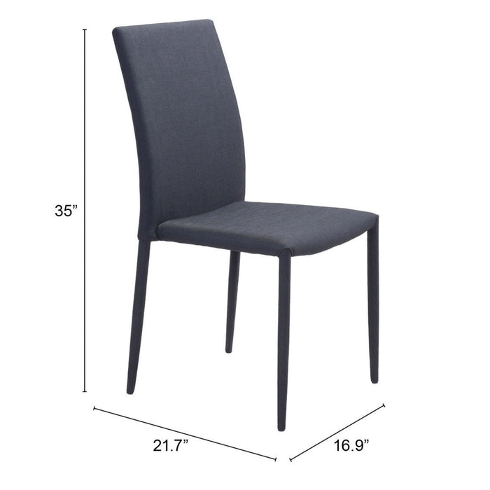 Zuo Confidence Dining Chair Black