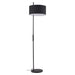 Zuo Lonte Sleek Steel Frame Modern Floor Lamp Black