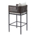 Zuo Modern Palm Paradise Grey Barstool