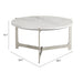 Zuo Barmas White Marble Coffee Table