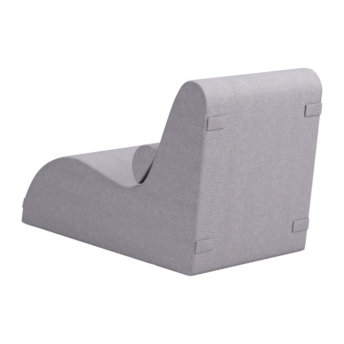 Zuo Luanda Modern and Durable Gray Outdoor Lounge Chair