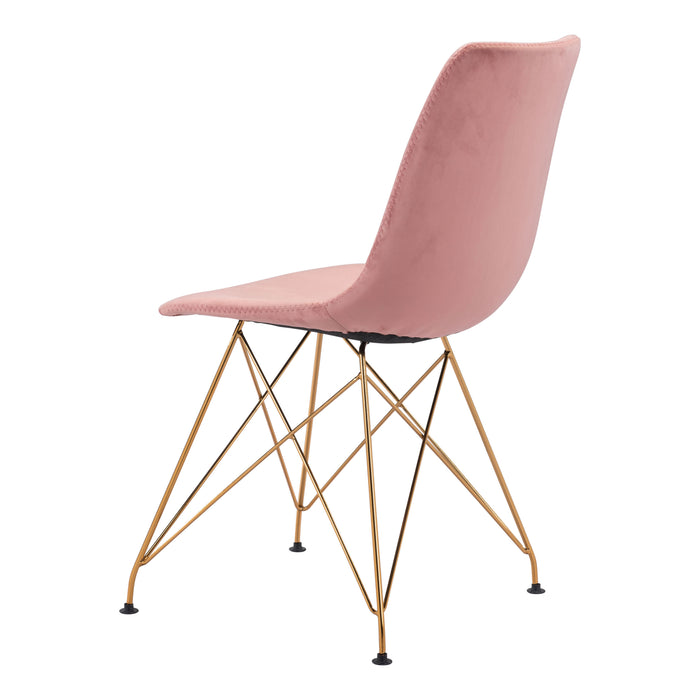 Zuo Parker Dining Chair Pink