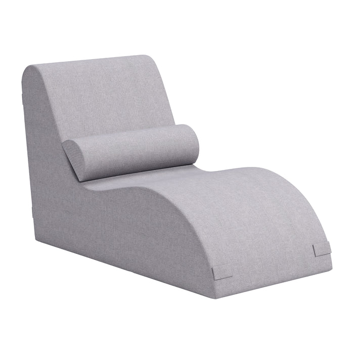 Zuo Luanda Modern and Durable Gray Outdoor Lounge Chair