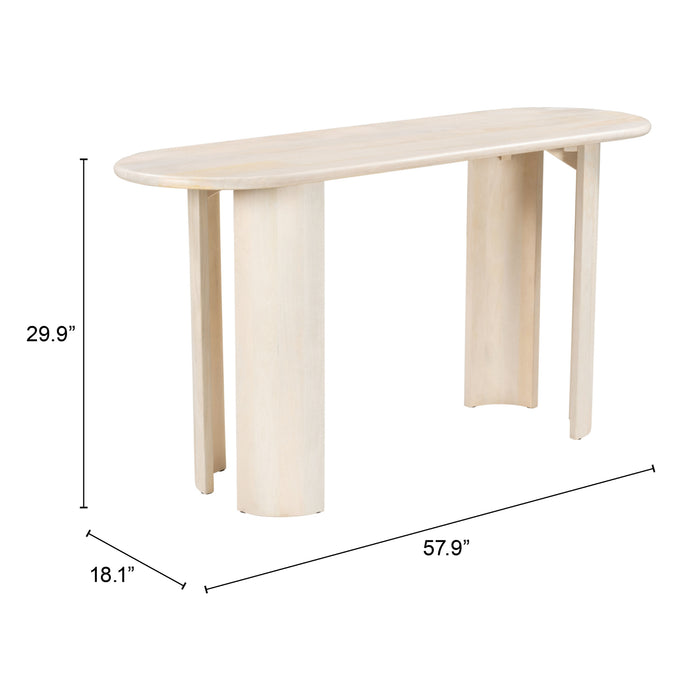 Zuo Modern Risan Wood Console Table