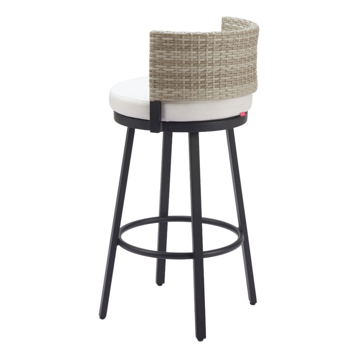 Zuo Modern Midnight Wave Outdoor Barstool