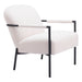 Zuo Modern Chicago White Accent Chair