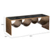 Zuo Reed Brown Rectangular Coffee Table