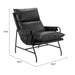 Zuo Modern Halaus Black Accent Chair