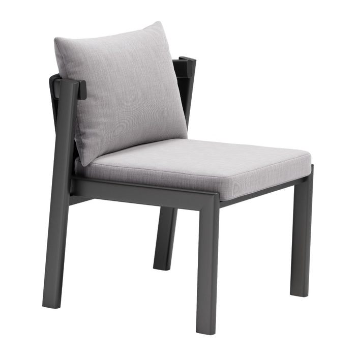 Zuo Modern Horizon Grey Outdoor Dining Chair