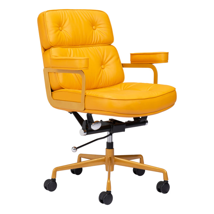 Zuo Smiths Office Chair Yellow