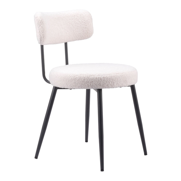 Zuo Blanca White Dining Chair