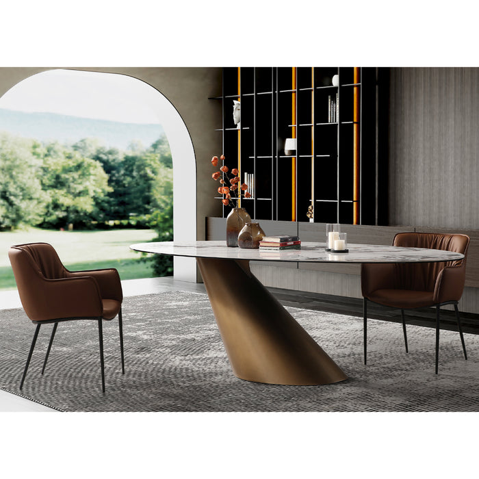 Whiteline Modern Dining Table Alondra