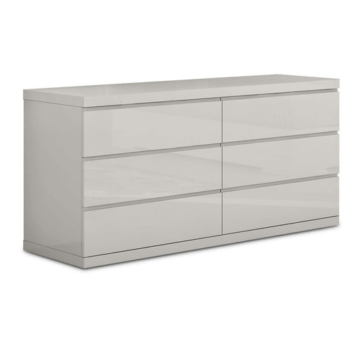 Whiteline Modern Anna High Gloss Double Dresser