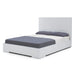 Whiteline Modern Anna White Queen Size Bed