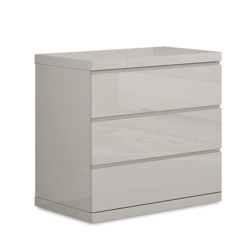 Whiteline Modern Anna White High Gloss Single Dresser