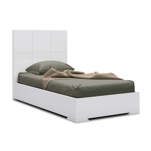 Whiteline Modern Anna White Twin Size Bed