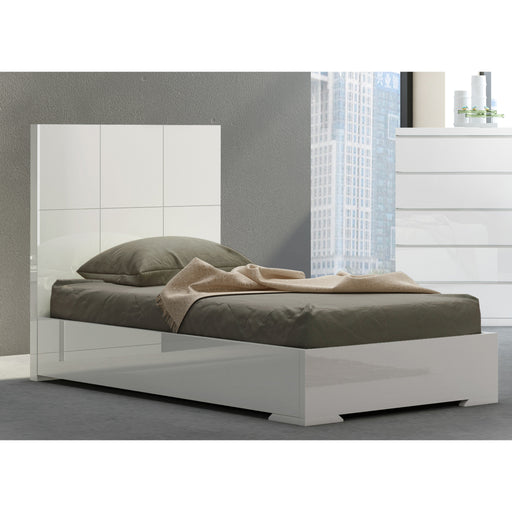 Whiteline Modern Anna White Twin Size Bed