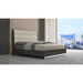 Whiteline Modern Pino Dark Grey Queen Size Bed 