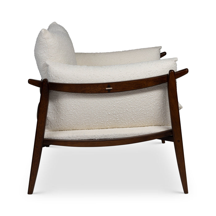 Urbia Modern White Hara Accent Chair