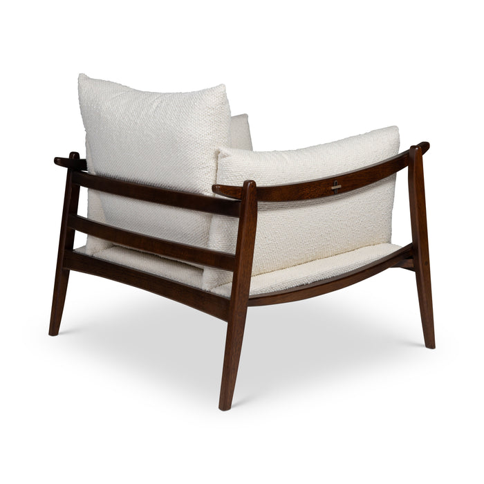 Urbia Modern White Hara Accent Chair