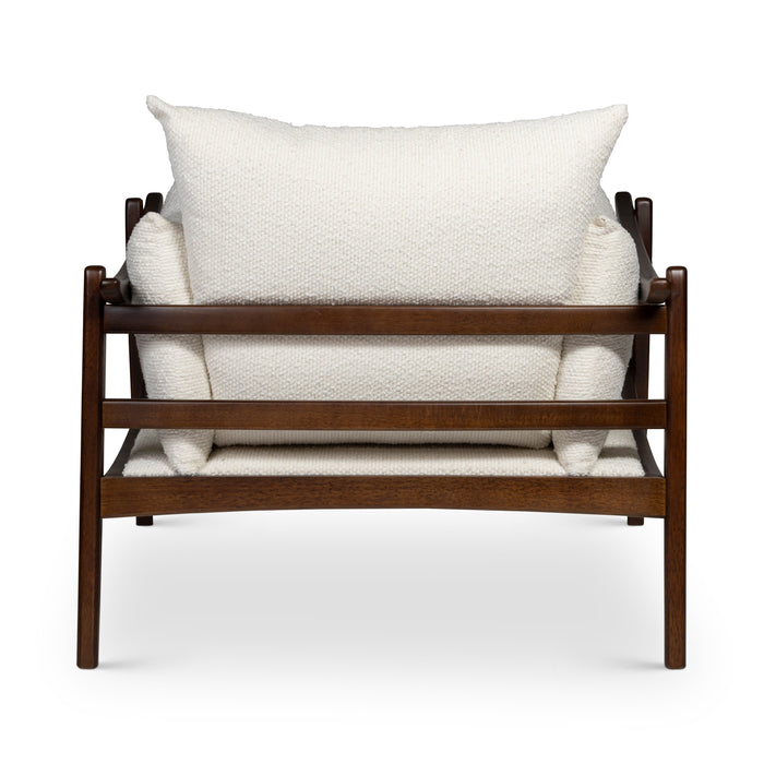 Urbia Modern White Hara Accent Chair