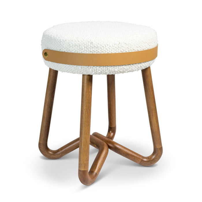 Urbia Modern Brown Loop Upholstered Stool BMJ-71868-02