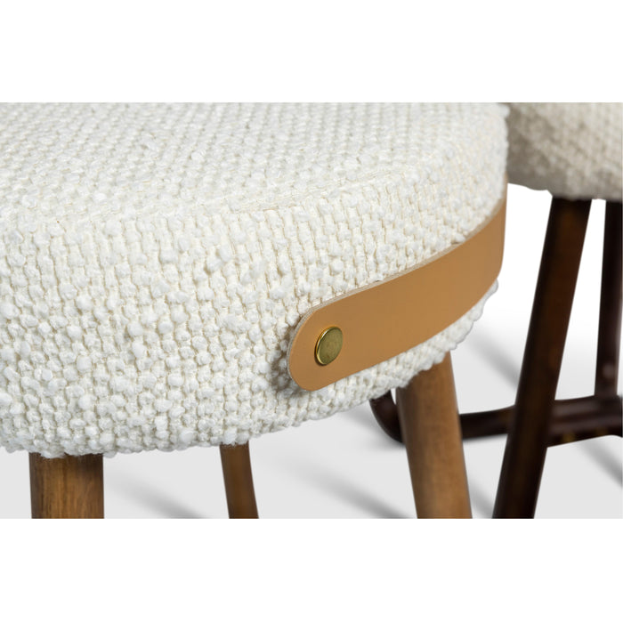 Urbia Modern Brown Loop Upholstered Stool BMJ-71868-02