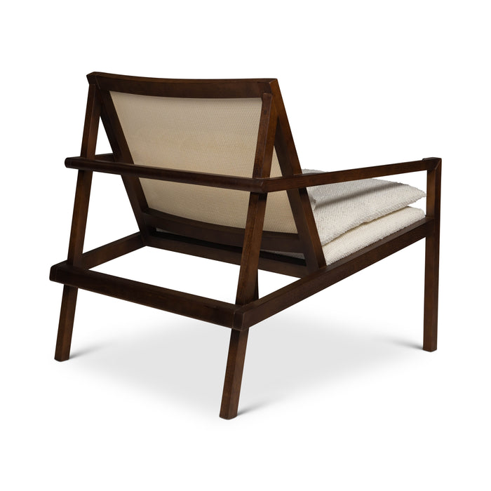 Urbia Modern Black Barra Cane Lounge Chair