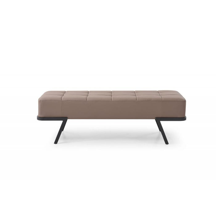 Whiteline Modern Shadi Brown Dining Bench