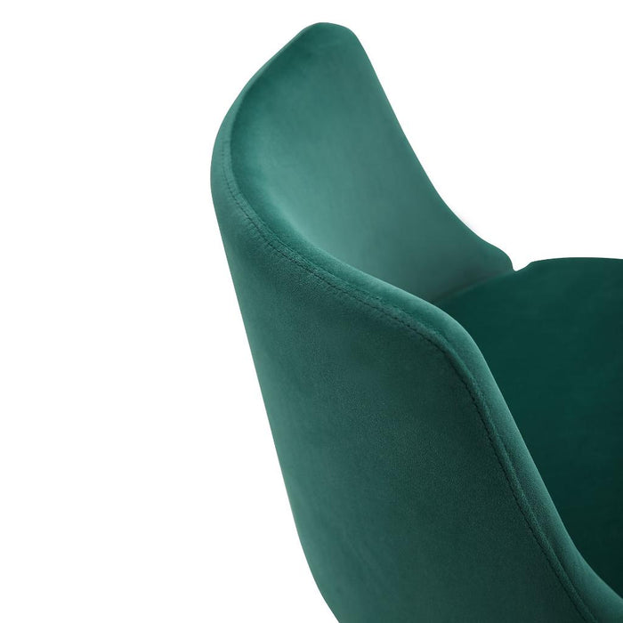 Whiteline Modern Carter Green Adjustable Barstool/Counter Stool