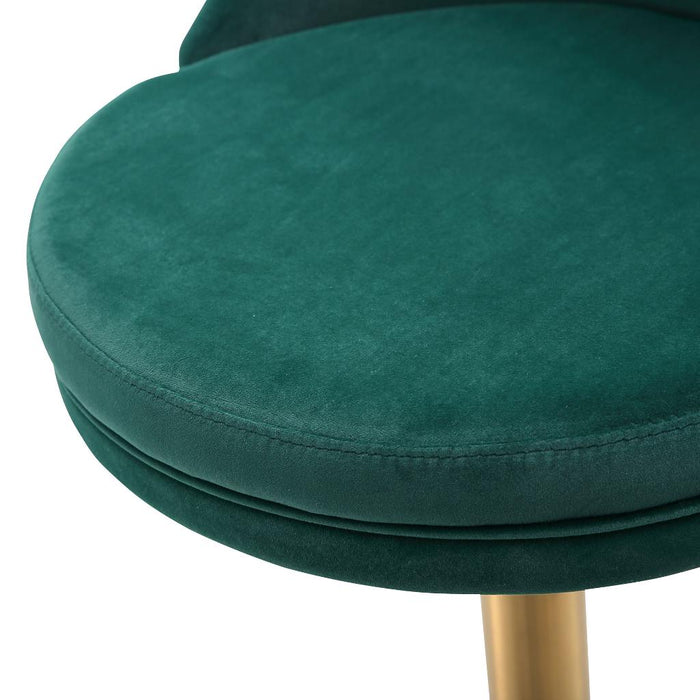 Whiteline Modern Carter Green Adjustable Barstool/Counter Stool
