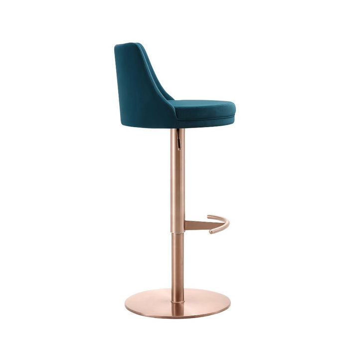 Whiteline Modern Carter Blue Barstool