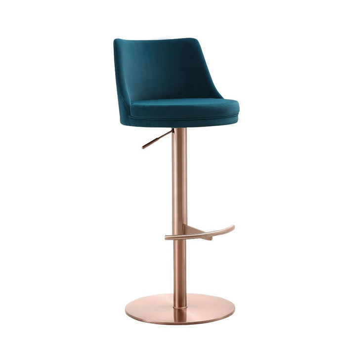 Whiteline Modern Carter Blue Barstool