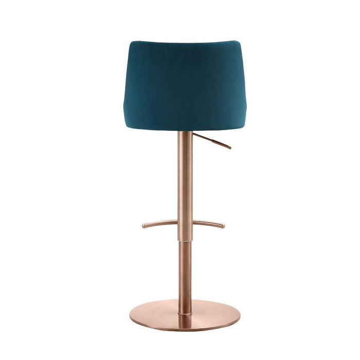 Whiteline Modern Carter Blue Barstool