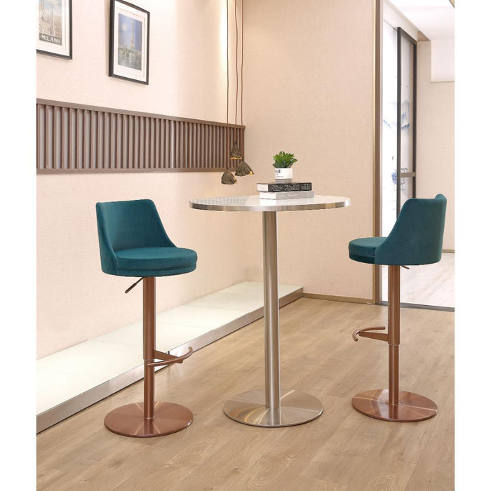 Whiteline Modern Carter Blue Barstool