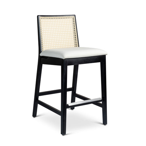 Urbia Modern Ivory Nardia Cane Counter Bar Stool BSM-218319-04