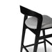 Urbia Modern Grey Velma Tauari Upholstered Bar Stool