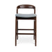 Urbia Modern Grey Velma Tauari Upholstered Bar Stool