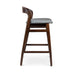 Urbia Modern Grey Velma Tauari Upholstered Bar Stool