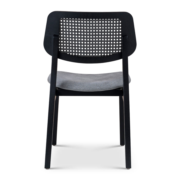 Urbia Spencer White Beth Cane Side Chair