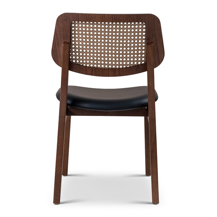 Urbia Spencer White Beth Cane Side Chair