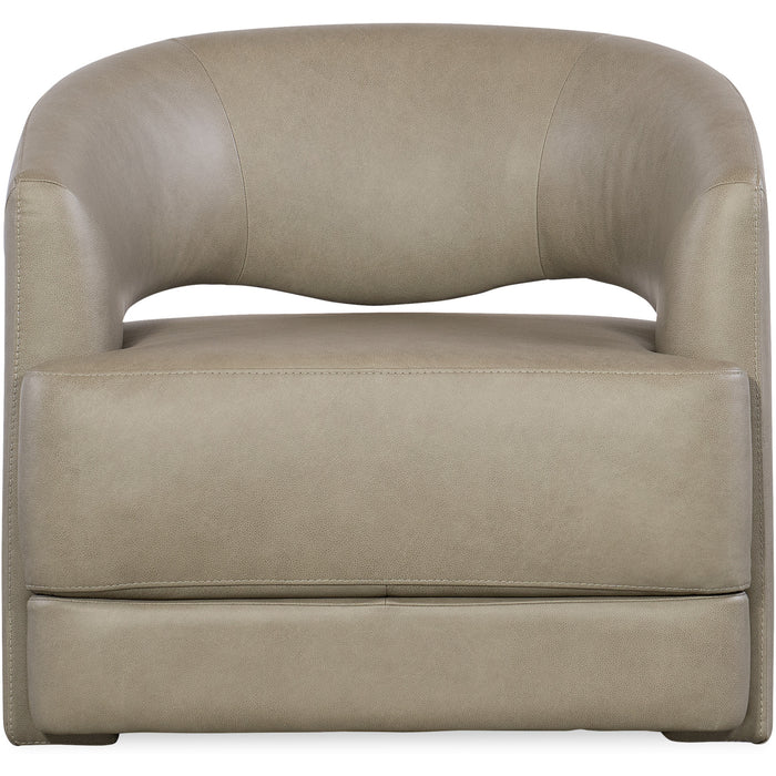 Hooker Furniture Living Room Keys Swivel Accent Chair